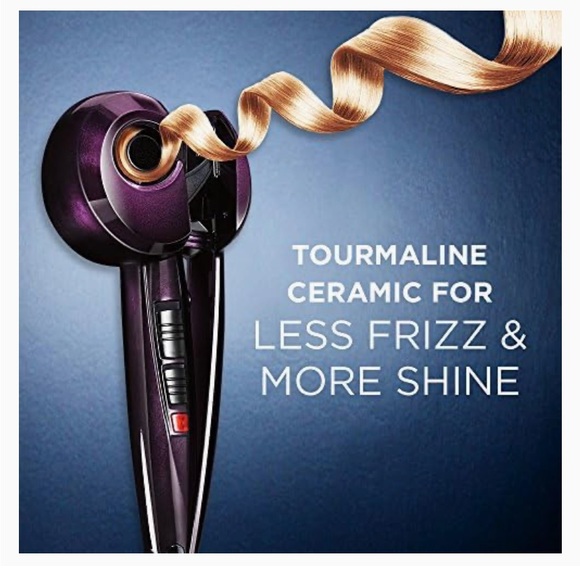 Infiniti PRO Conair Ionic Auto Rotating Curling Iron Purple with Instructions - Picture 4 of 11